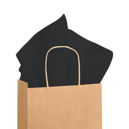 SatinWrap 20×30 Black Tissue, Quire — 480-Sheet Ream, Made in USA