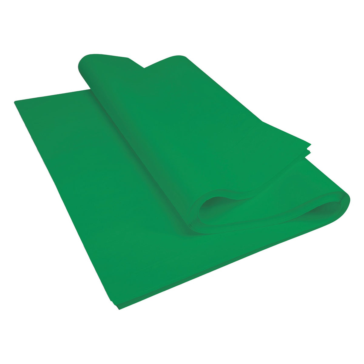 SatinWrap 20×30 Kelly Green Tissue, Quire — 480-Sheet Ream, Made in USA