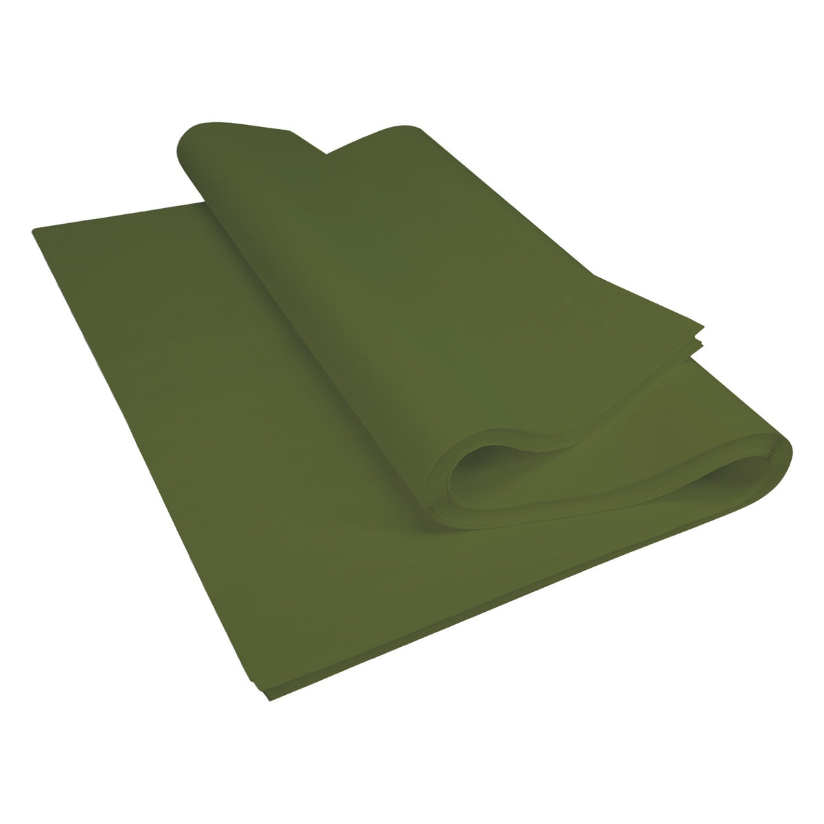 SatinWrap 20×30 Olive Tissue, Quire — 480-Sheet Ream, Made in USA