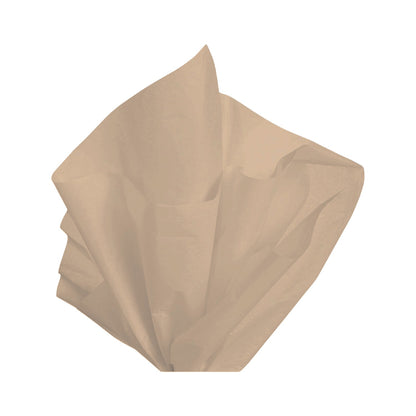 SatinWrap 20×30 Tan Tissue, Quire — 480-Sheet Ream, Made in USA