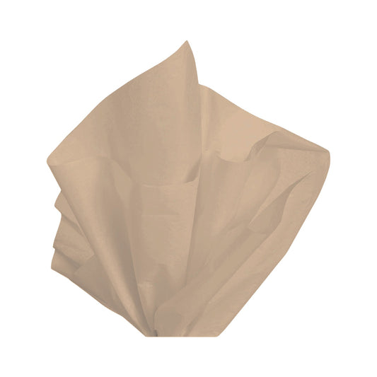 SatinWrap 20×30 Tan Tissue, Quire — 480-Sheet Ream, Made in USA