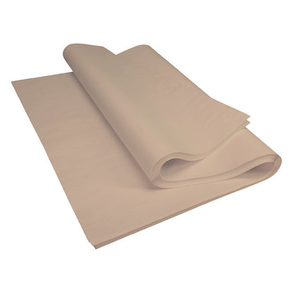 SatinWrap 20×30 Tan Tissue, Quire — 480-Sheet Ream, Made in USA