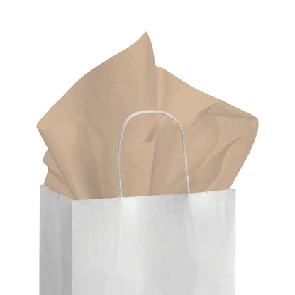 SatinWrap 20×30 Tan Tissue, Quire — 480-Sheet Ream, Made in USA