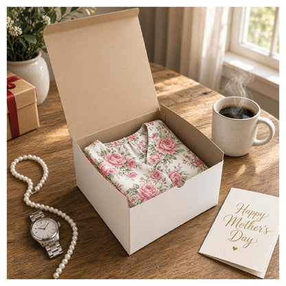White Tuckit Fold-Flat Gift Boxes 10×10×6" — Case of 50, Made in USA