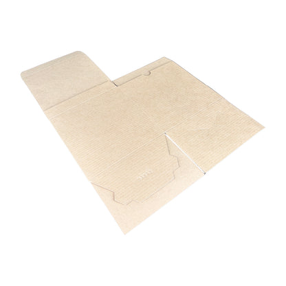 Natural Brown Tuckit Fold-Flat Gift Boxes 6×6×6" — Case of 100, Made in USA