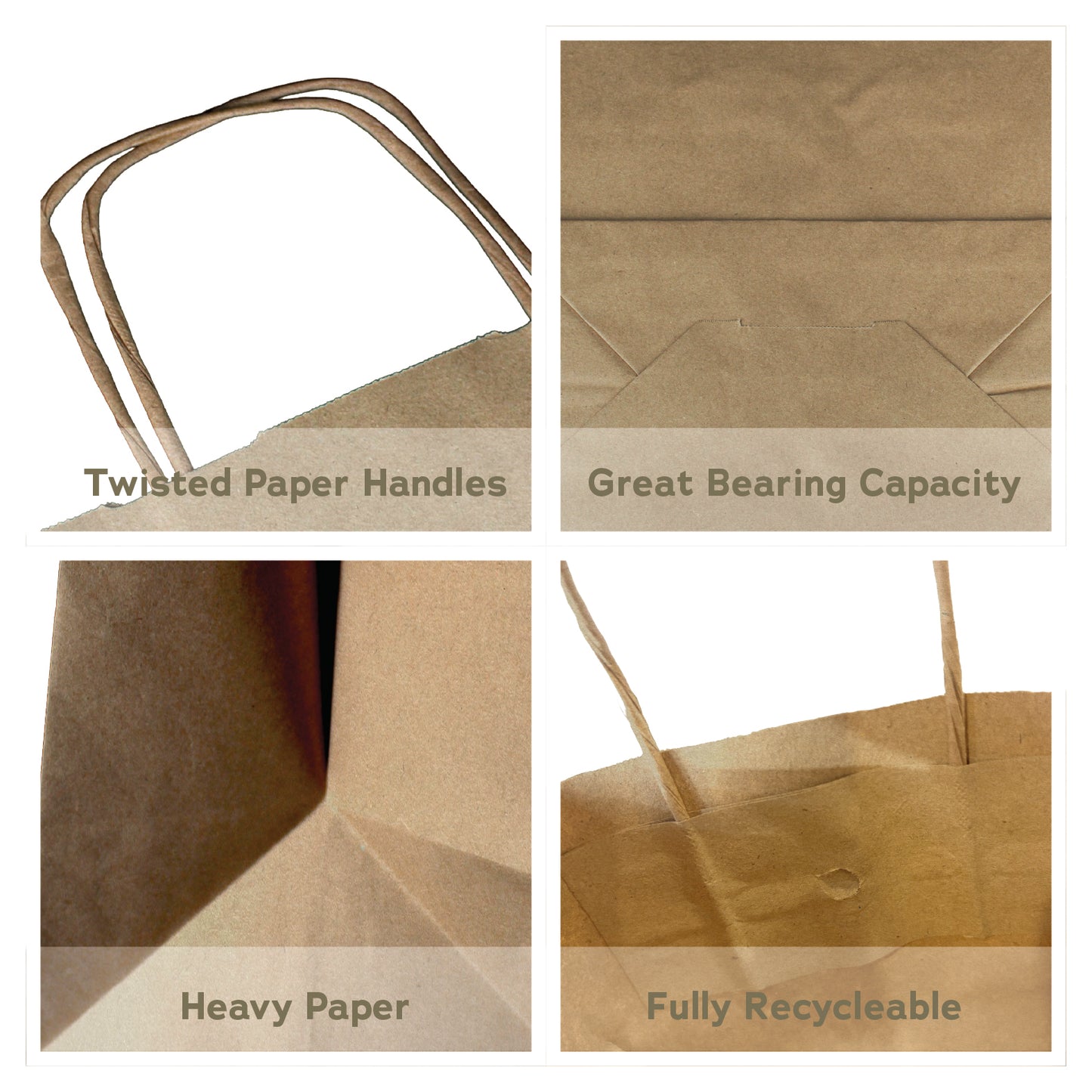 Kraft wine bags in retail setting